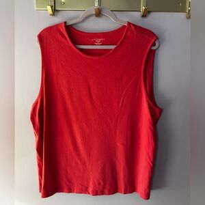 Appleseed’s Pink Sleeveless Top Size 2X